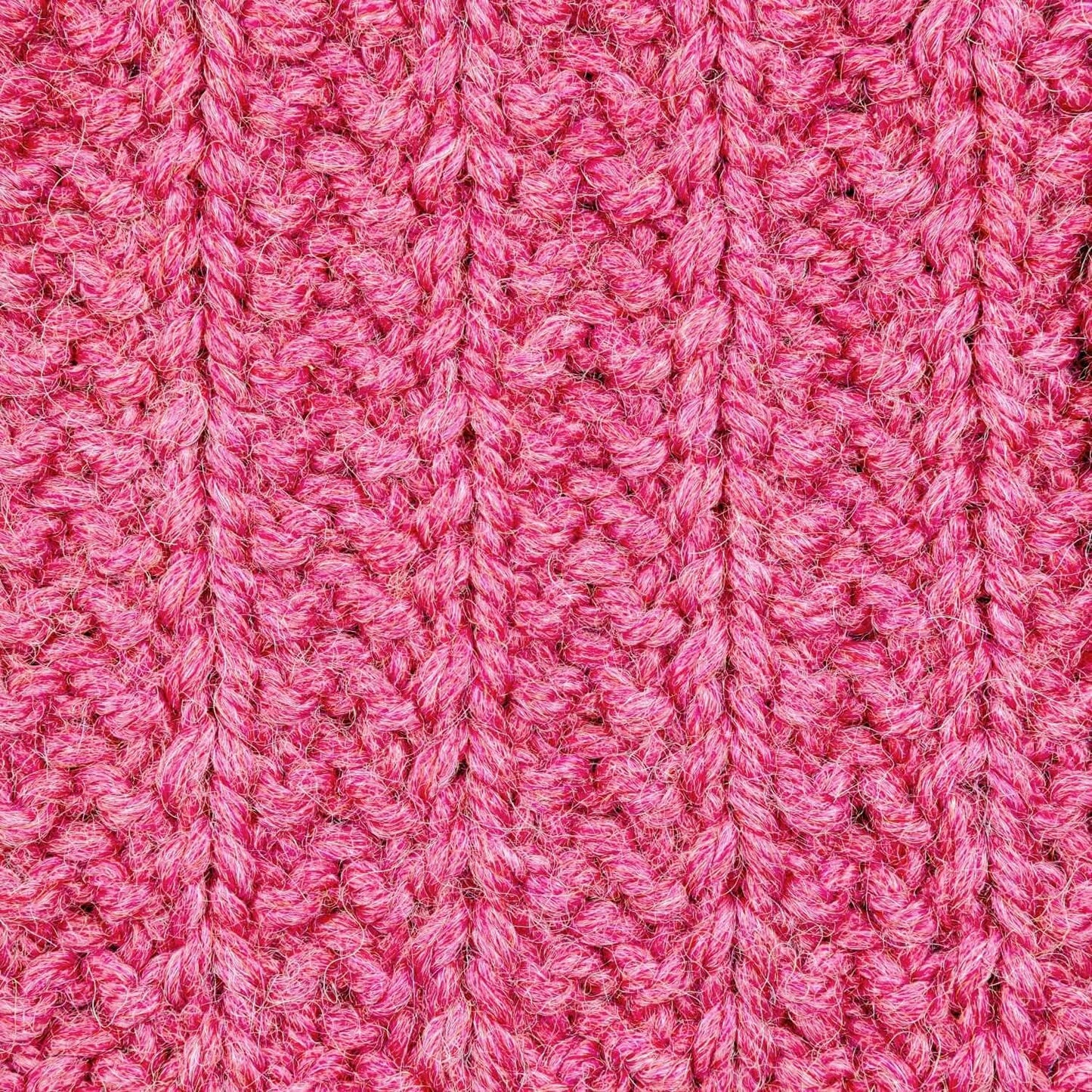 100% Baby Alpaka Yarn BULKY (6 Balls per Bag) Melange - Bublegum Pink