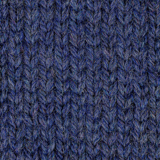 100% Baby Alpaka Yarn BULKY (6 Balls per Bag) Melange - Berry Blue