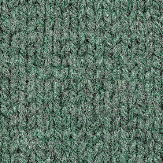 100% Baby Alpaka Yarn BULKY (6 Balls per Bag) Melange - Hunter Green