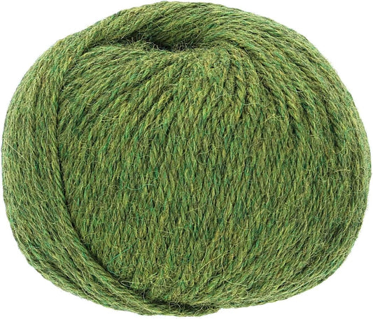 100% Baby Alpaka Yarn DK (6 Balls per Bag) Melange - Wild Green