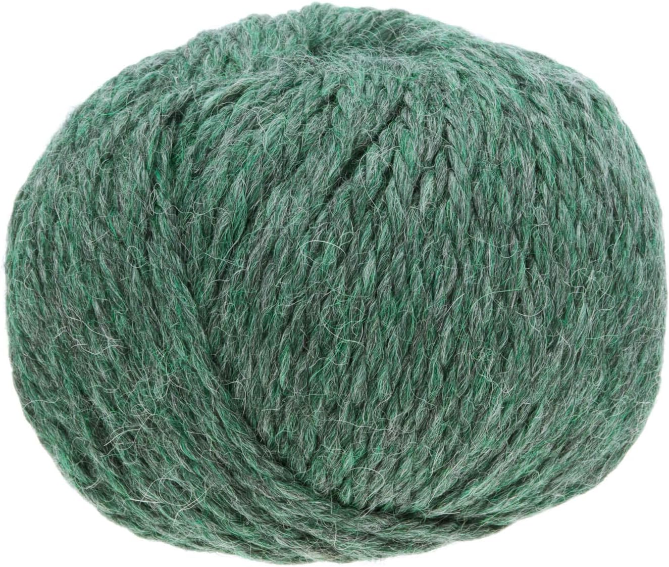 100% Baby Alpaka Yarn BULKY (6 Balls per Bag) Melange - Hunter Green