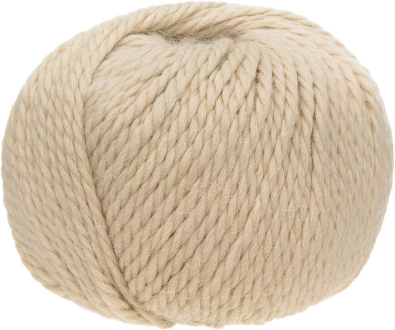 100% Baby Alpaka Yarn BULKY (6 Balls per Bag) Natural - Sandcastle Beige