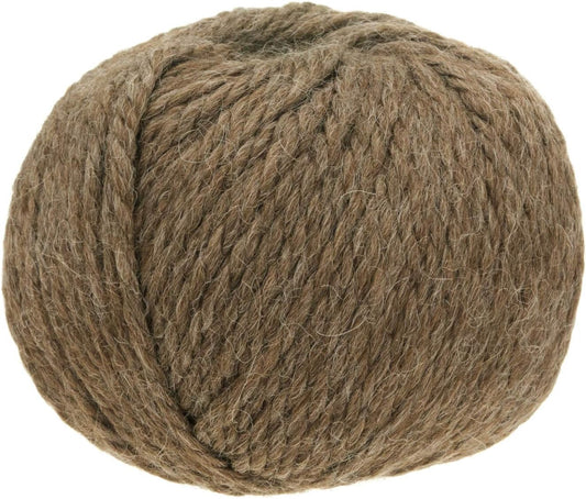 100% Baby Alpaka Yarn BULKY (6 Balls per Bag) Natural - Chestnut Brown