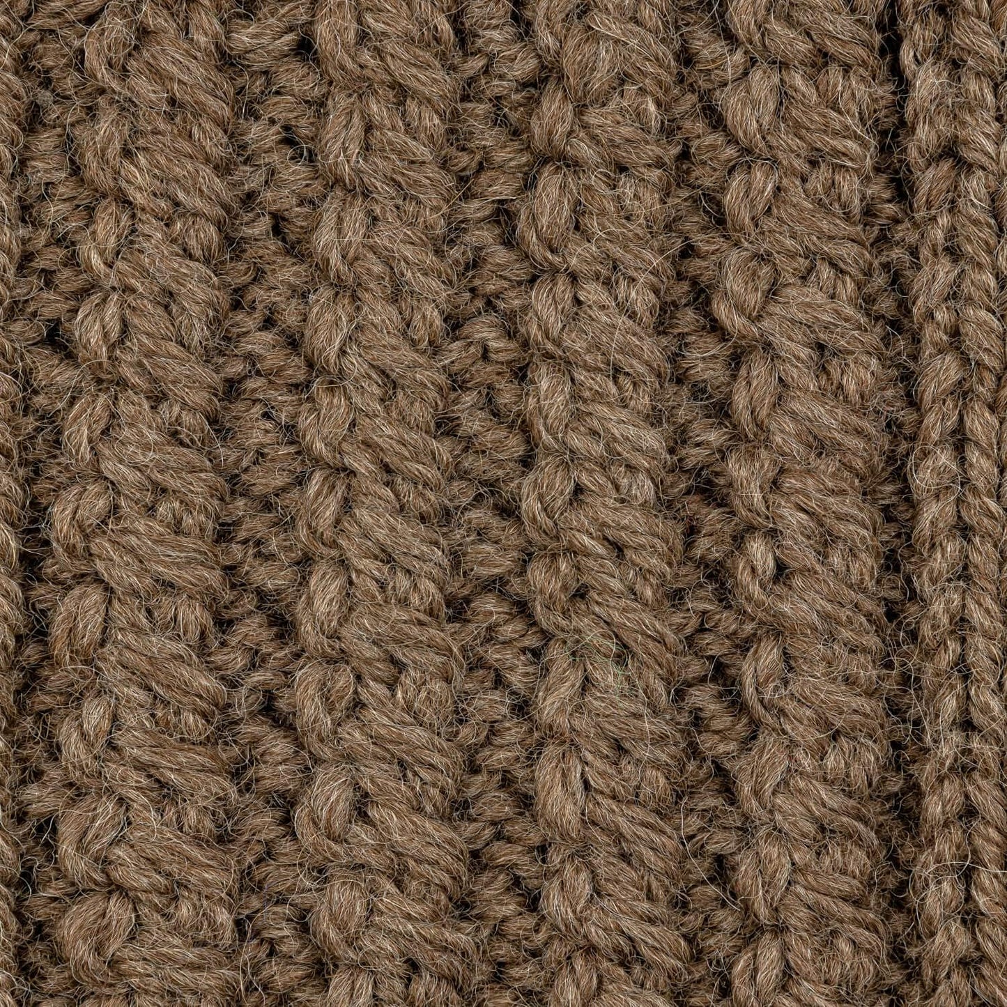 100% Baby Alpaka Yarn BULKY (6 Balls per Bag) Natural - Chestnut Brown